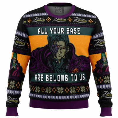 All Your Base Are Belong To Us Zero Wing Ugly Sweaters
