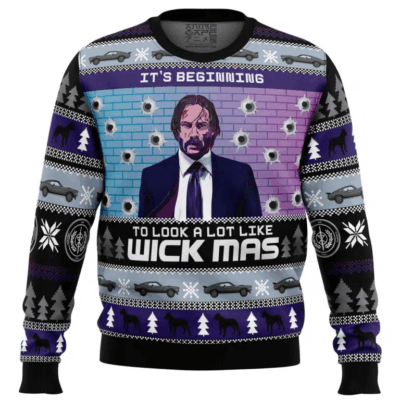 Wick-Mas John Wick Ugly Sweaters