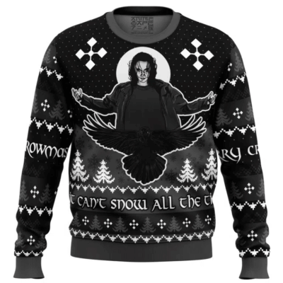 Merry Crowmas The Crow Ugly Sweaters