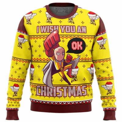 Saitama Ok One Punch Man Ugly Sweaters