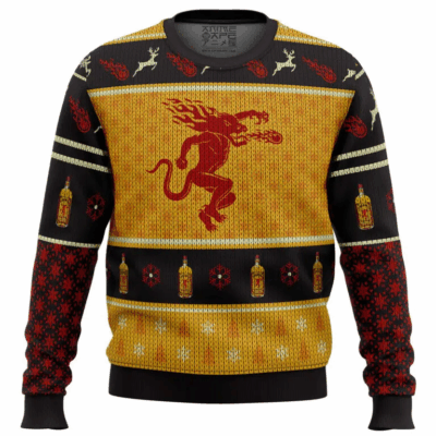 Exclusive Christmas Fireball Cinnamon Whisky Ugly Sweaters