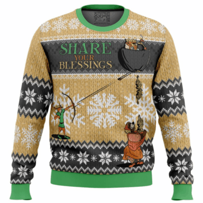 Share Your Blessings Robin Hood Ugly Sweaters
