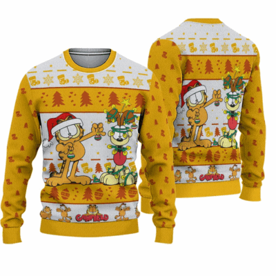 Garfield & Odie Garfield Ugly Sweaters