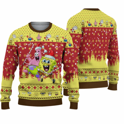 Holiday Cheer SpongeBob SquarePants Ugly Sweaters