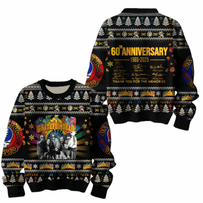 60th Anniversaries Grateful Dead Ugly Sweaters