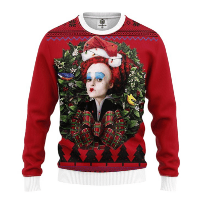 Red Queen Alice in wonderland Ugly Sweaters