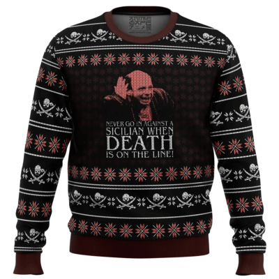 Vizzini Christmas The Princess Bride Ugly Sweaters