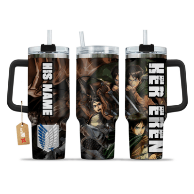AOT Eren Attack on Titan Stanley Tumblers 40z