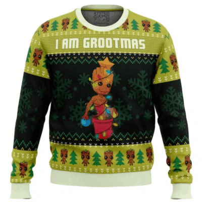 Grootmas Guardians of the Galaxy Ugly Sweaters