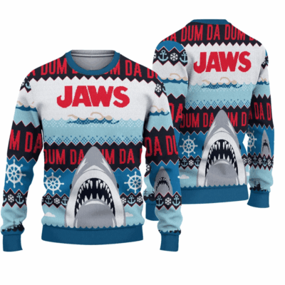 Christmas Jaws Ugly Sweaters