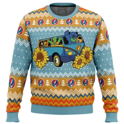 Grateful Dead Bus Grateful Dead Ugly Sweaters