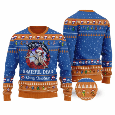 Skellington Grateful Dead Ugly Sweaters