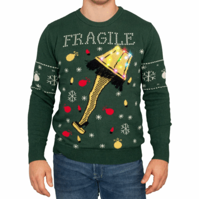 Leg Lamp Christmas A Christmas Story Ugly Sweaters