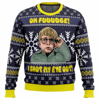 I Shot My Eye Out Christmas A Christmas Story Ugly Sweaters