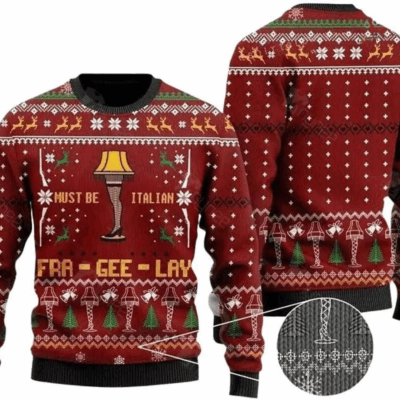 It's Must Be Italian A Christmas Story Ugly Sweaters