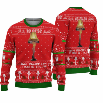 Fra-Gee-Lay A Christmas Story Ugly Sweaters