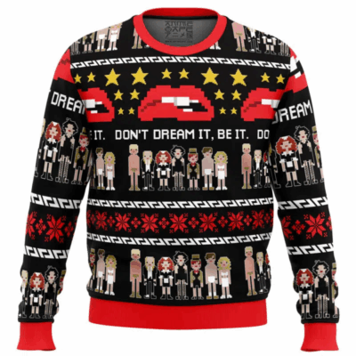 Pixel Rocky Horror Show Ugly Sweaters