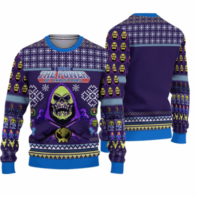 I Have the Power of Christmas Masters of the Universe Ugly Sweaters