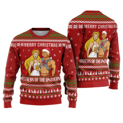 She-Ra and He-man Masters of the Universe Ugly Sweaters