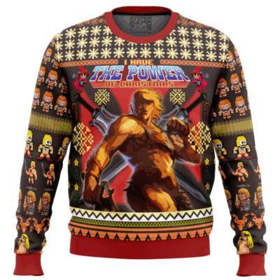 He-Man Masters of the Universe Ugly Sweaters