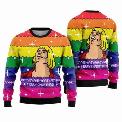 Heyyyeyey Masters of the Universe Ugly Sweaters