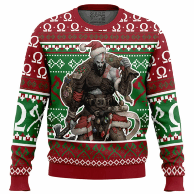 Christmas God of War Ugly Sweaters