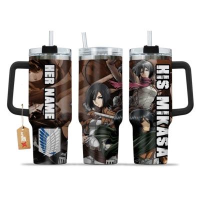 AOT Mikasa Attack on Titan Stanley Tumblers 40z