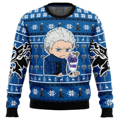 Vergil Chibi Devil May Cry Ugly Sweaters