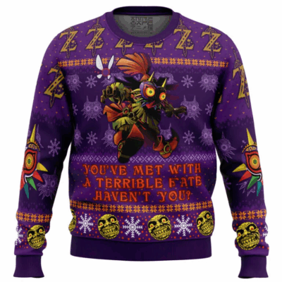 You Met With a Terrible Fate The Legend of Zelda: Majora’s Mask Ugly Sweaters