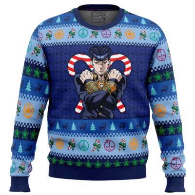 Josuke Higashikata Christmas Jojo's Bizarre Adventure Ugly Sweaters