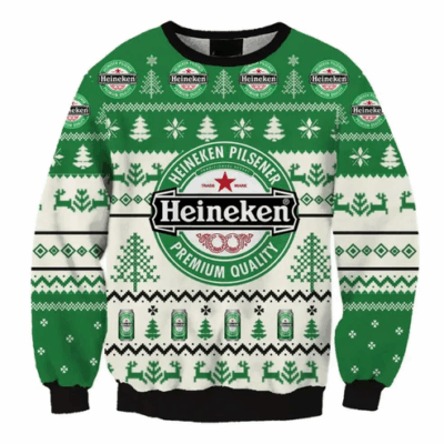 Christmas Heineken Ugly Sweaters