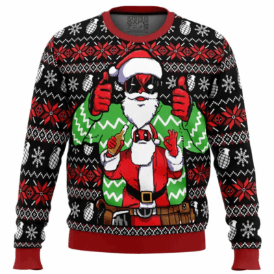 Exclusive Christmas Deadpool Ugly Sweaters