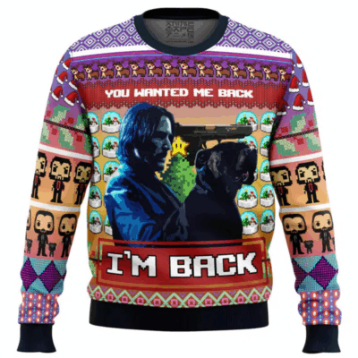 Exclusive Christmas John Wick Ugly Sweaters
