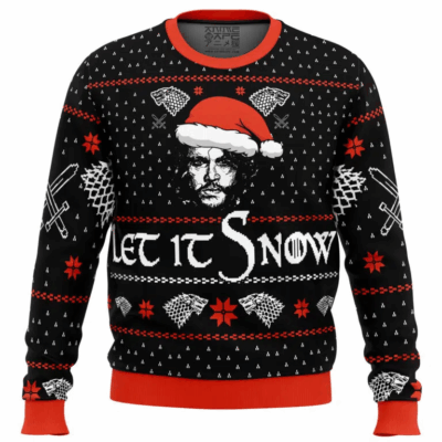 Let it Snow Jon Game of Thrones Ugly Sweaters