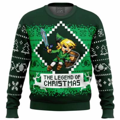 Legendary Warrior of Christmas Legend Of Zelda Ugly Sweaters