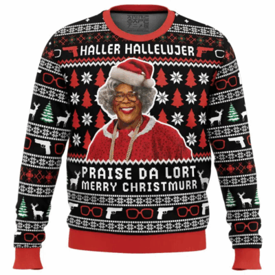 Haller Hallelujer Praise The Lort Merry Christmurr A Madea Christmas Ugly Sweaters