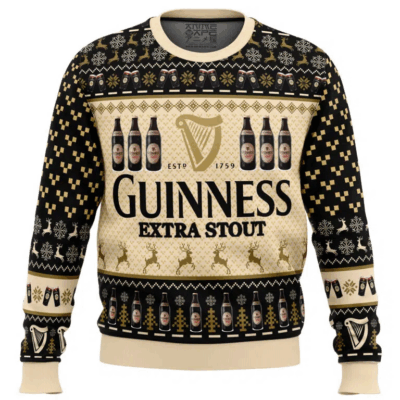 Exclusive Christmas Guinness Extra Stout Ugly Sweaters