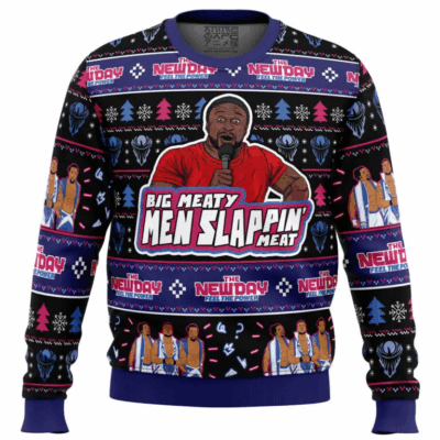 Big Meaty Men Slappin Meat The New Day World Wrestling Entertainment Ugly Sweaters
