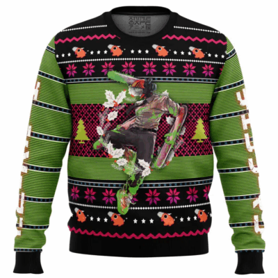 Denji Chainsaw Man Ugly Sweaters