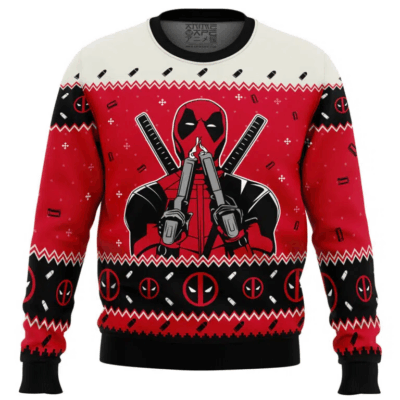 Christmas Marvel Comics Deadpool Ugly Sweaters