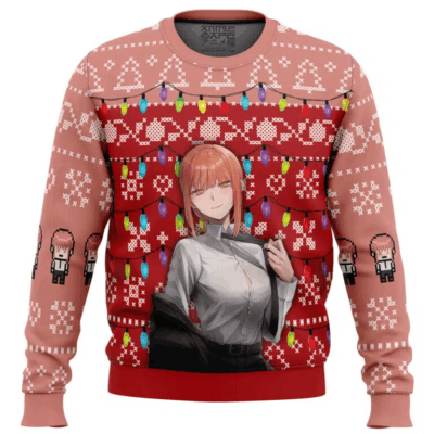 Makima Chainsaw Man Ugly Sweaters