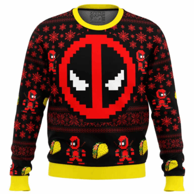 Exclusive Christmas Deadpool Ugly Sweaters