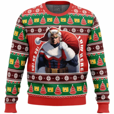 Ho! Ho Ho! I Am Here My Hero Academia My Hero Academia Ugly Sweaters