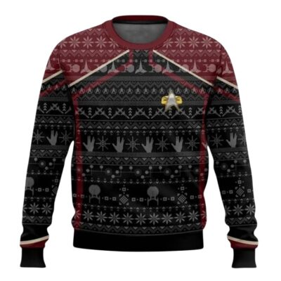 Live Long Star Trek Ugly Sweaters