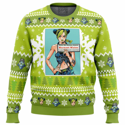 Jolyne Cujoh Christmas Jojo's Bizarre Adventure Ugly Sweaters