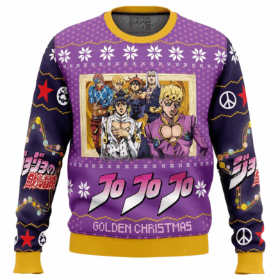 Christmas Jojo's Bizarre Adventure Ugly Sweaters