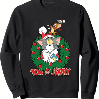 Christmas Tom & Jerry Ugly Sweaters