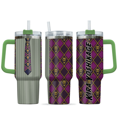 Kira Killer Queen Jojo's Bizarre Adventure Stanley Tumblers 40z