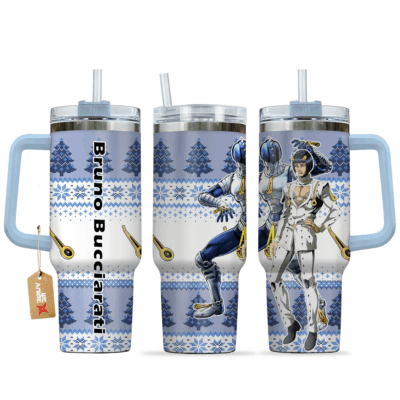 Bruno Bucciarati Jojo's Bizarre Adventure Stanley Tumblers 40z