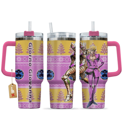 Giorno Giovanna Jojo's Bizarre Adventure Stanley Tumblers 40z